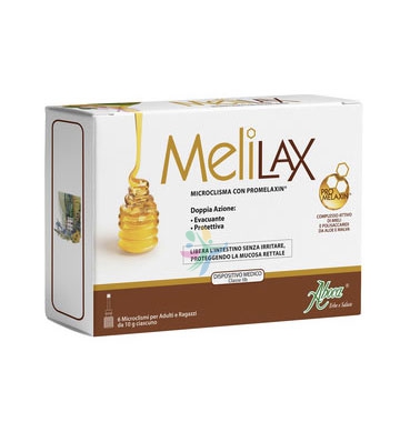 Aboca Integratori Linea Benessere Intestinale Melilax Adulti 6 Microclismi