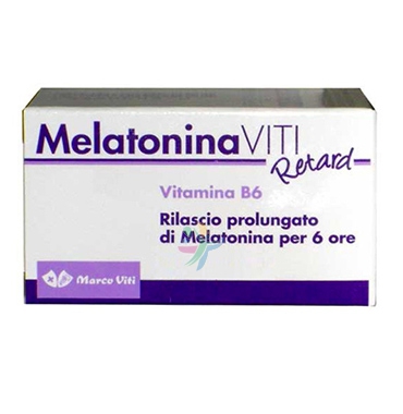 Marco Viti Linea Sonno e Relax Melatonina Retard 1mg Integratore 60 Compresse