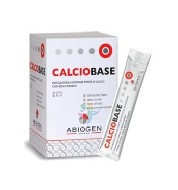 Abiogen Pharma Linea Salute Ossea Calciobase Integratore Alimentare 30 Stick