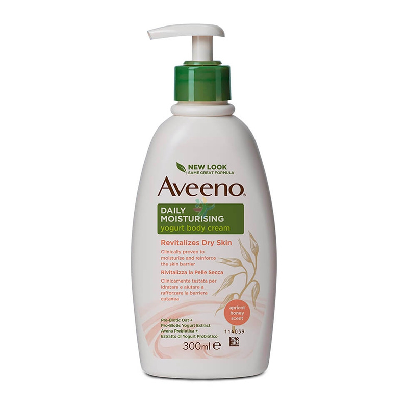 Aveeno Linea Corpo Daily Moisturising Crema Idratante Corpo allo Yogurt 300 ml